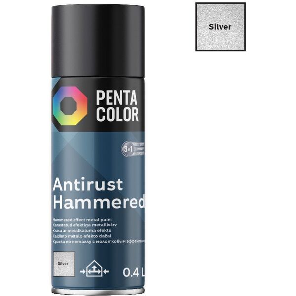 SPRAYPAINT PENTA ANTIRUST HAMM SLV 400ML