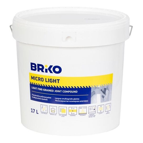 PUTTY BRIKO MICRO LIGHT 17L BUCKET