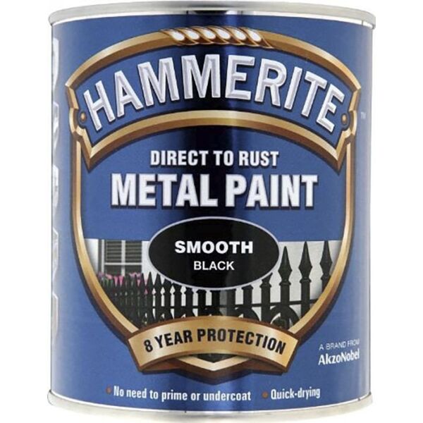PAINT HAMMERITE BLACK SATIN 250ML