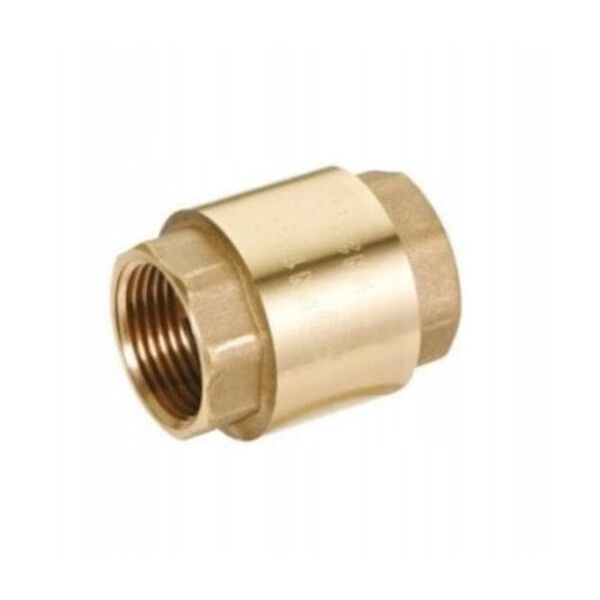 SPRING CHECK VALVE F-F 1/2" METAL PISTON
