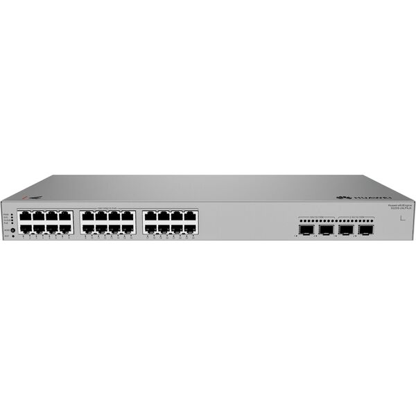 HUAWEI eKit S220S Series S220S-24LP4JX Zarządzany L2 Gigabit Ethernet (10/100/1000) Obsługa PoE 1U Szary