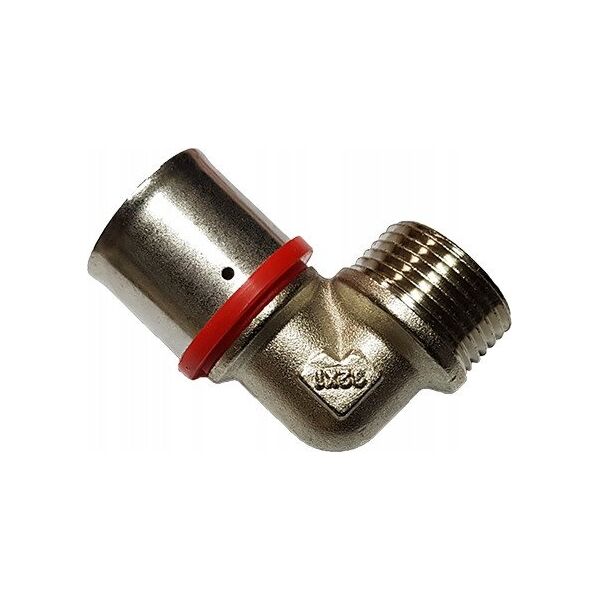 Diamond kolano zaprasowywane KOL-CH PEX-AL-PEX z mosiądzu 1"x32 FZZ-004.1X32.KOL-C