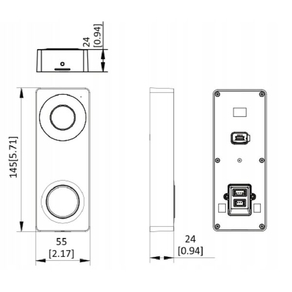 ZESTAW WIDEODOMOFONOWY DS-KIS313-P Hikvision