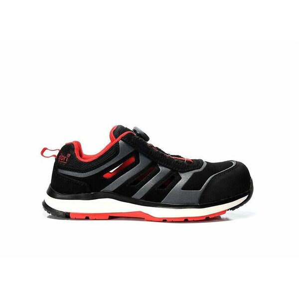 Sandals ELTEN Jo Rapid Boa Black Red easy ESD S1P, black 40