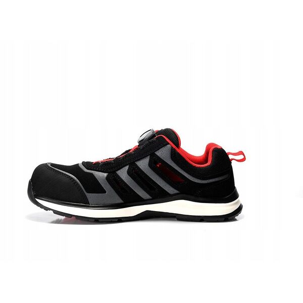 Sandals ELTEN Jo Rapid Boa Black Red easy ESD S1P, black 42
