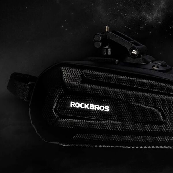 Torba rowerowa mocowana pod siodełko na zaczep szybkozłączke 1.8l - czarna Torba rowerowa mocowana pod siodełko na zaczep szybkozłączke 1.8l - czarna