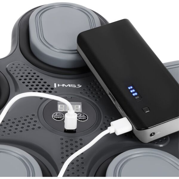 TB11 ELEKTRONICZNA TARCZA BOKSERSKA BLUETOOTH Z MUZYKĄ I RĘKAWICAMI HMS