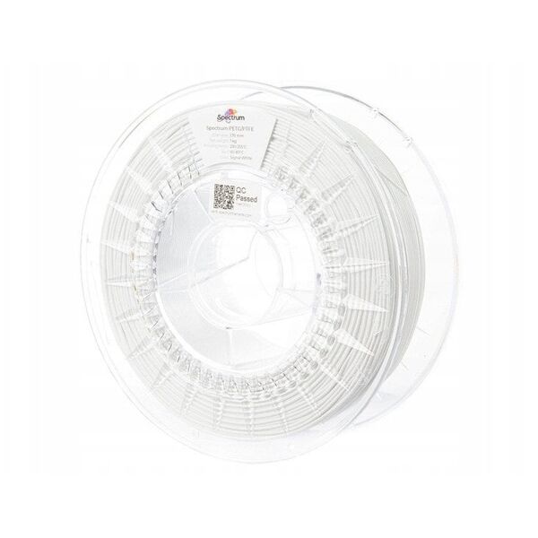 Spectrum 3D νήμα, PET-G/PTFE, 1,75mm, 1000g, 80743, λευκό σήματος