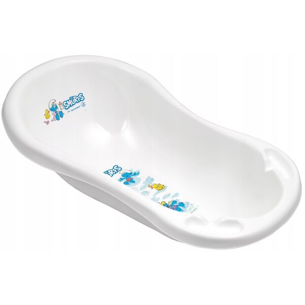 MALTEX - ΜΠΑΝΙΕΡΑ 84CM ΜΕ ΤΑΠΑ SMERFY ΛΕΥΚΟ