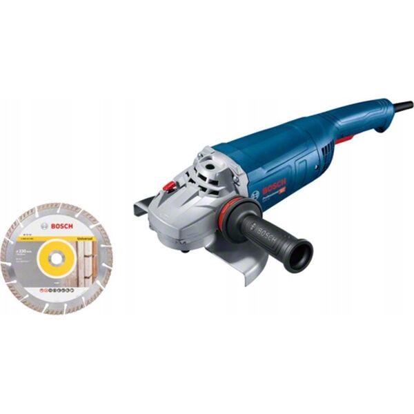 Bosch Bosch angle grinder GWS 22-230 J Professional (blue, 2,200 watts, incl. Diamond cutting disc)