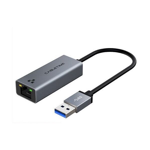 Προσαρμογέας USB Extra Digital Extra Digital Adapteris USB3.0 A-RJ45, 1000Mbps, 0,15m 14071887 6975285503185