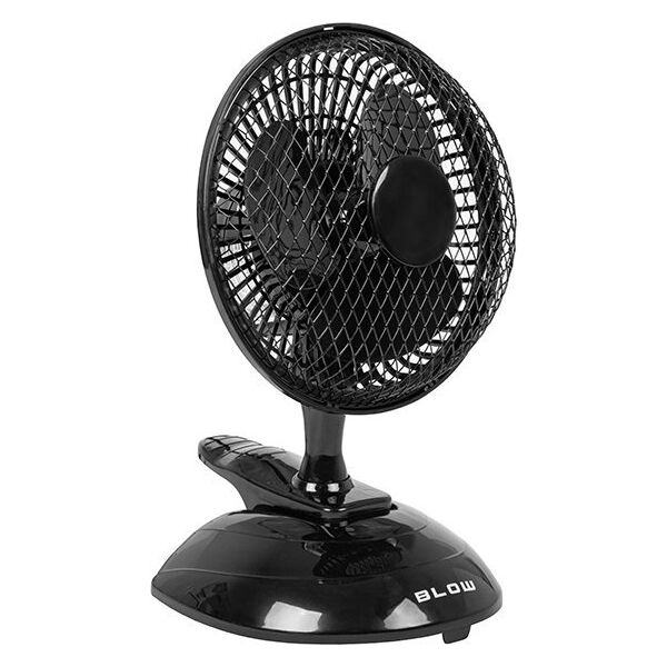 Wentylator Blow 44-023# Wentylator biurkowy 6"/15cm klips 25w 2w1 czarny