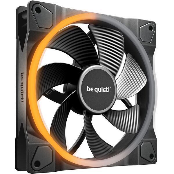 be quiet! Light Wings 140 mm PWM Reverse Black Obudowa komputera Wentylator 14 cm Czarny 1 szt.