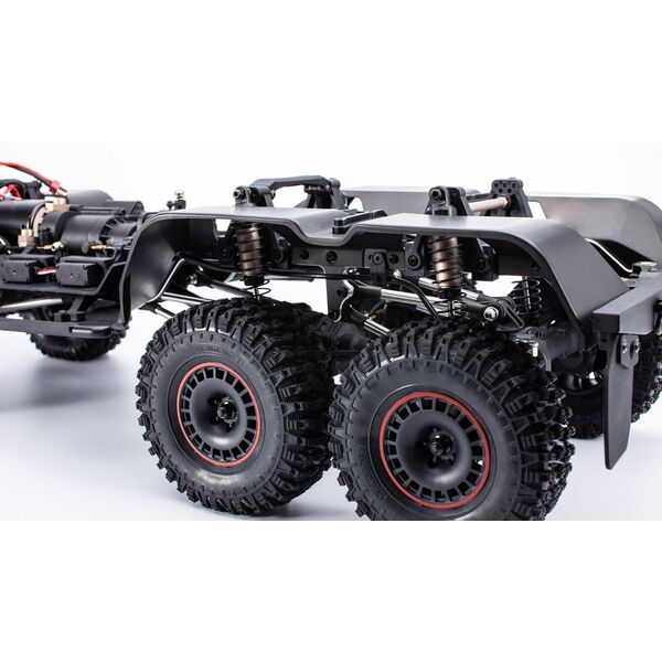 HiMoto RC Αυτοκίνητο AMXRock RCX10.3P Crawler 6x6 Pickup γκρι /14+