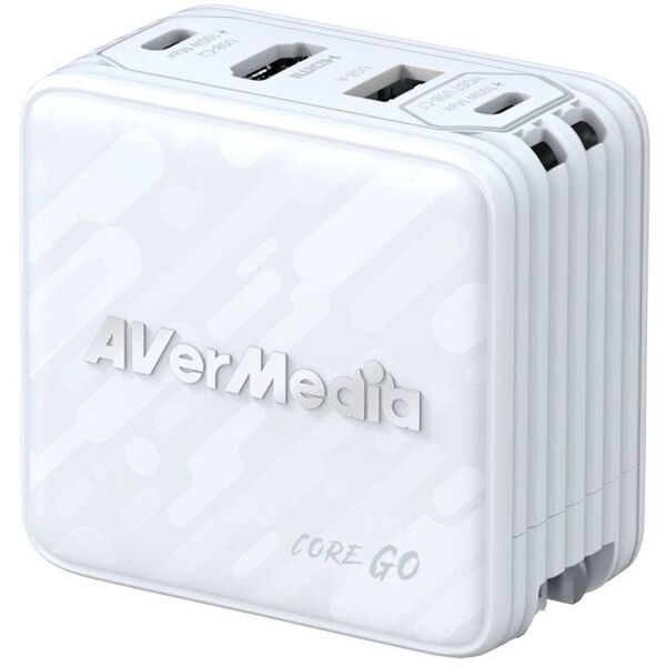 AVerMedia Ladedock, Core GO (GC313) White, 100W GaN, HDMI
