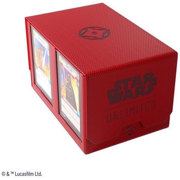 Gamegenic: Star Wars Unlimited - Διπλή Θήκη Τράπουλας - Κόκκινο