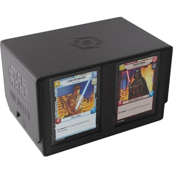 Gamegenic: Star Wars Unlimited - Διπλή Θήκη Καταστρώματος - Μαύρο
