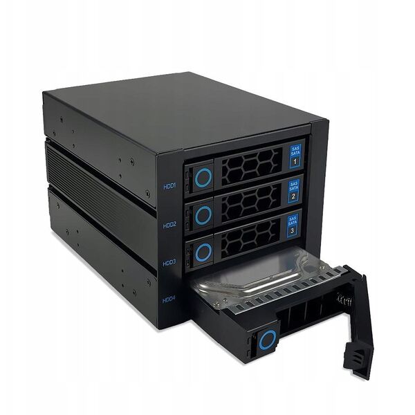 FANTEC WR-C3141-12G SAS/SATA (12G/6G) Πίσω πλαίσιο για 4x 3,5"/2,5" HDD/SSD