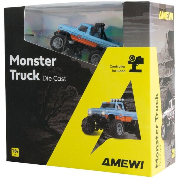 Amewi RC Monstertruck Die Cast Li-Ion 200mAh μπλε/πορτοκαλί 6+