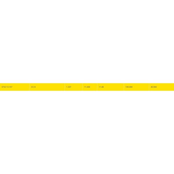 Βρύση μηχανής για τυφλές οπές GUHRING HSS-E 5732 G1/4 - 19 στροφές