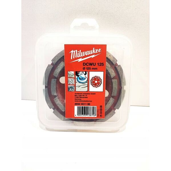 MILWAUKEE CUP DISC 125mm SDCWA UNIVERSAL%%%