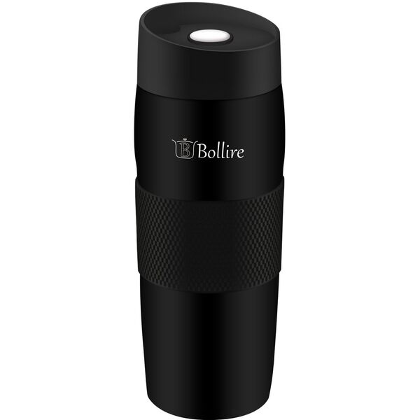 Θερμική κούπα BOLLIRE, μαύρη, 0.36 l