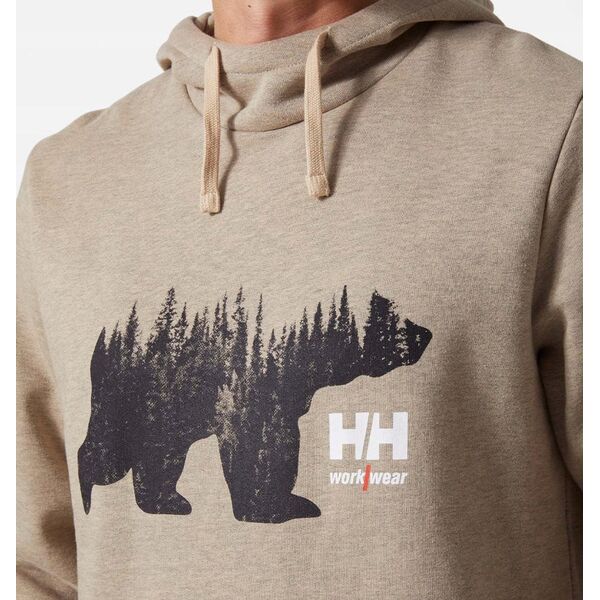 Φούτερ HELLY HANSEN Graphic Sweatshirt, πράσινο M