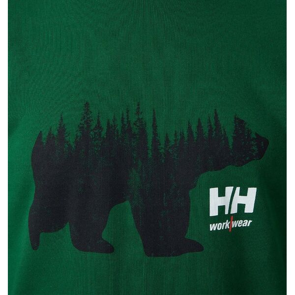 Φούτερ HELLY HANSEN Graphic Sweatshirt, πράσινο M