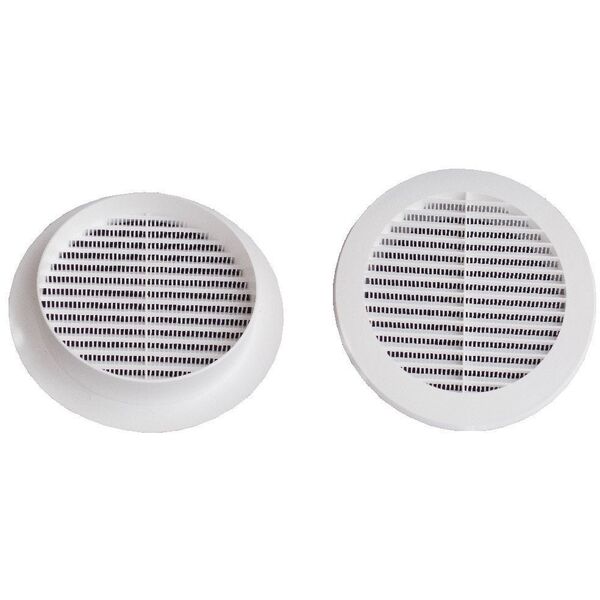GRILLE VENTILATION D100 WHITE