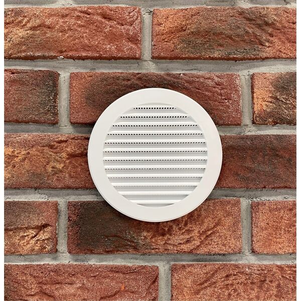 GRILLE VENTILATION D125 WHITE