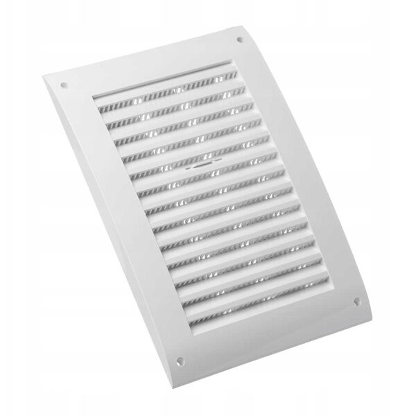 GRILLE PLASTIC ADJUSTABLE 250X170, WHITE