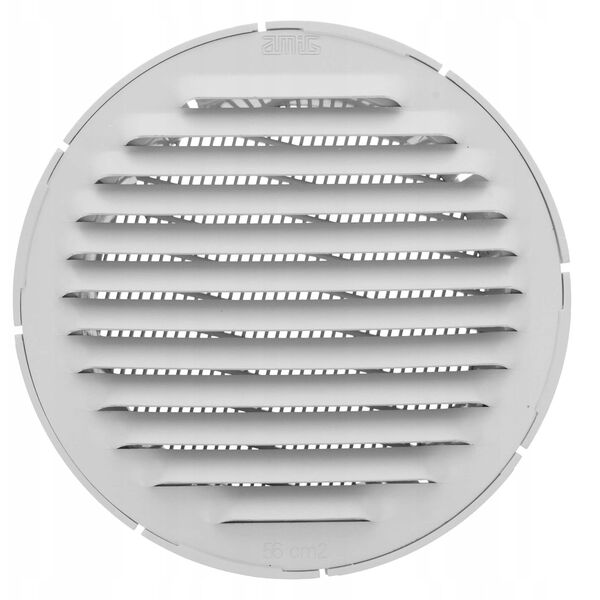 GRILLE METAL D125, WHITE
