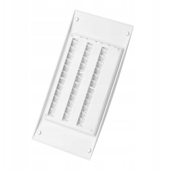 GRILLE PLASTIC ADJUSTABLE 300X140, WHITE