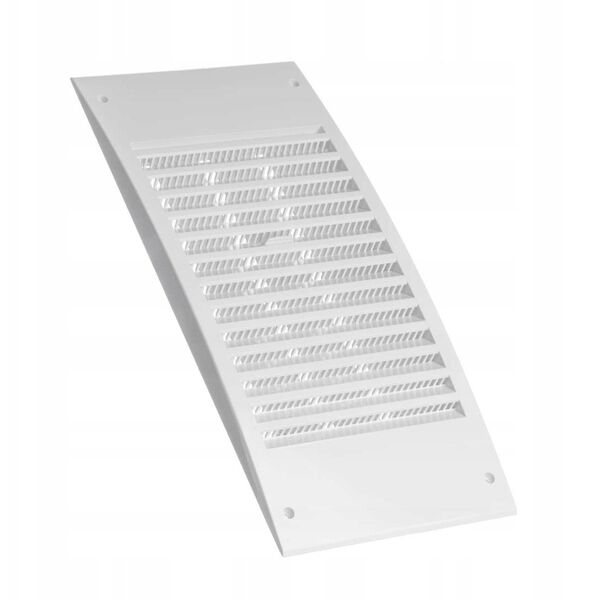 GRILLE PLASTIC ADJUSTABLE 300X140, WHITE
