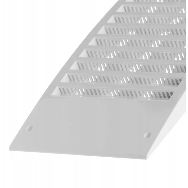GRILLE PLASTIC ADJUSTABLE 300X140, WHITE