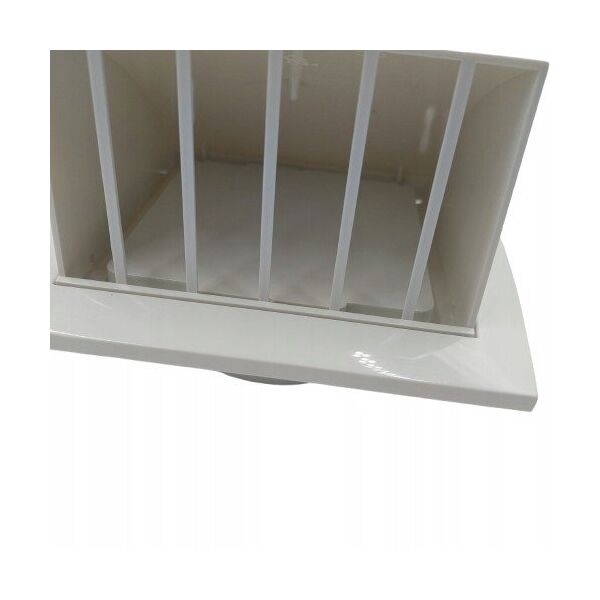 VENTIL. GRILLE PLASTIC 148X153MM Ø100MM