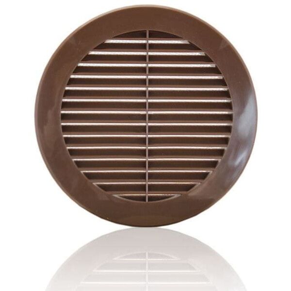 GRILLE VENTILATION D125 BROWN