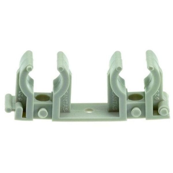 DOUBLE PLUMBING PIPES HOLDER PPR 70.161