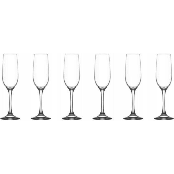 GLASS CHAMPANGE LV-FAM539F FAME215ML6PCS