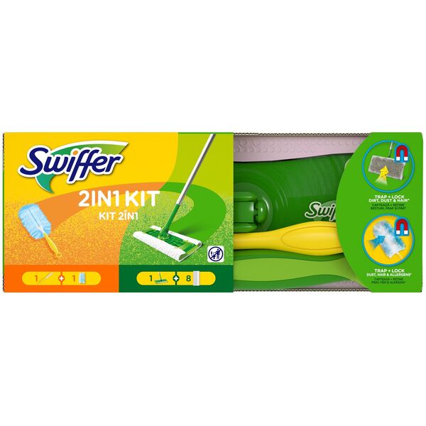 KIT 2IN1 FLOOR AND DUST BROOM SWIFFER