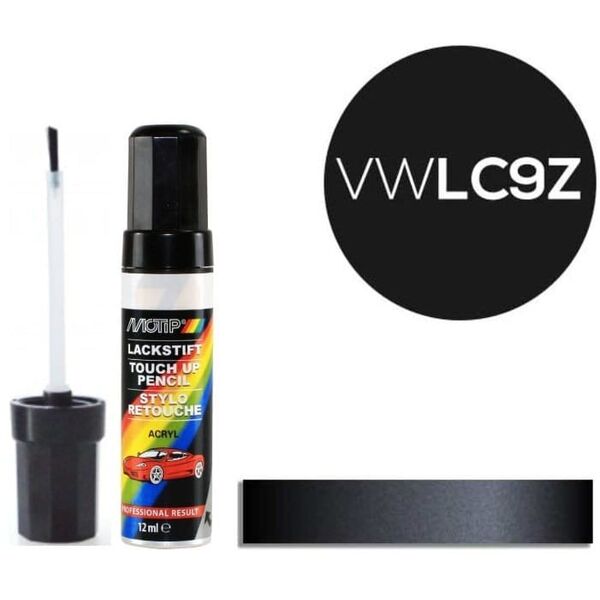 PAINT MOTIP BLACK 951010 METALLIC 12ML