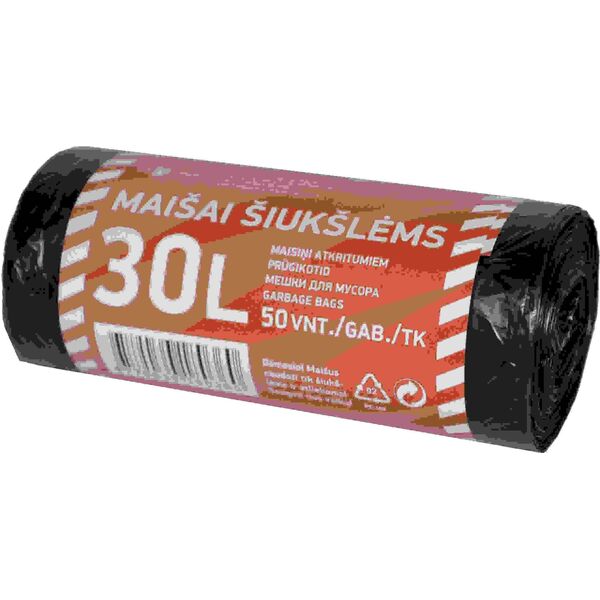 GARBAGE BAGS 30 L 8 MK 50 PCS.