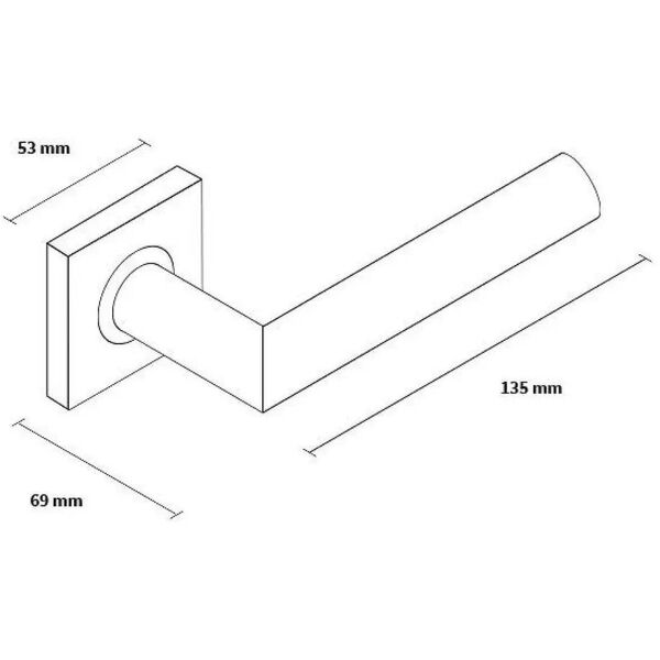 HANDLE DOOR NOVA STAINLESS STEEL