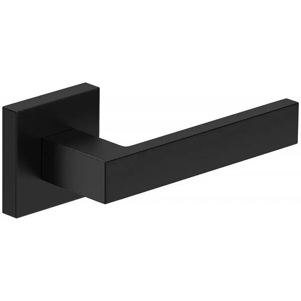 DOOR HANDLE QUBIK SQUARE BLACK UNIVERSAL