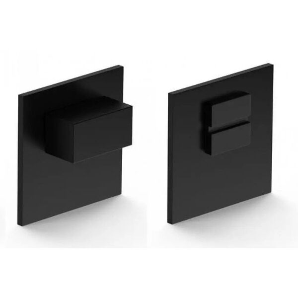WC INOX ROUND ESCUTCHEON TOPAZ BLACK PVD