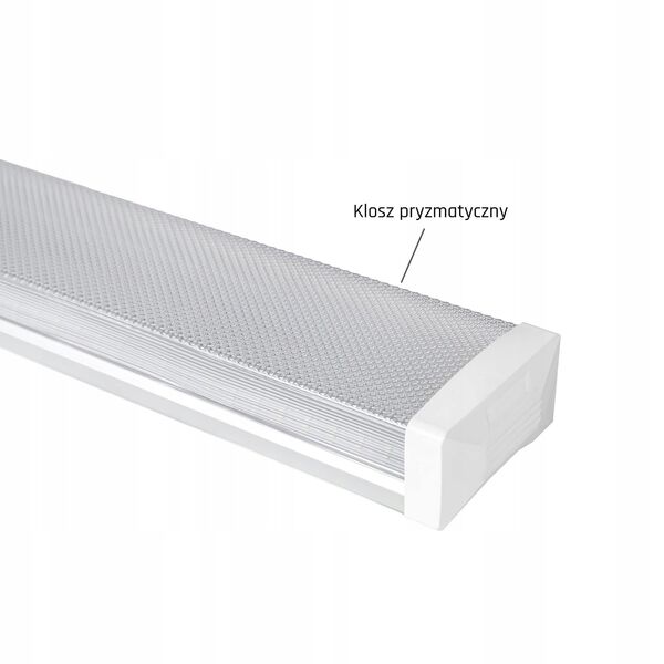 LUMINAIRE LIMEA PRISMATICA 40W LED 120CM