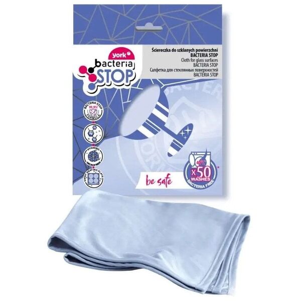 MICROFIBER GLASS CLOTH BACTERIA STOP
