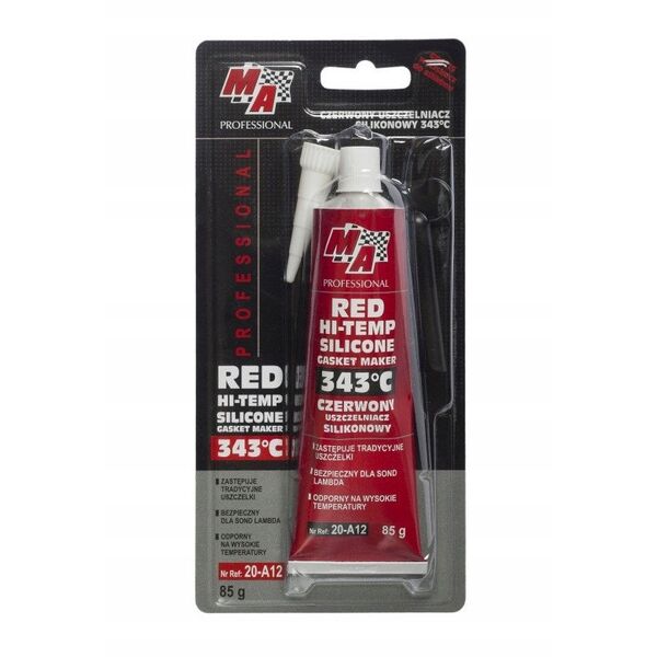 RED SILICONE SEALANT 343C 20A-12 85G