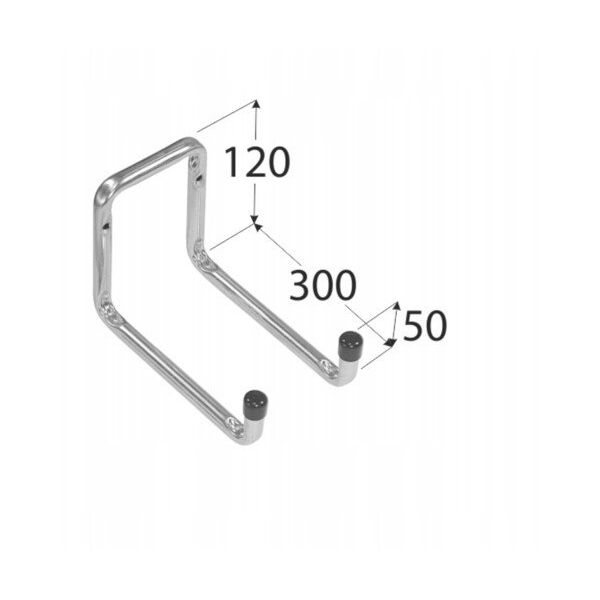HOOK H2U300 120X300X50MM 5825