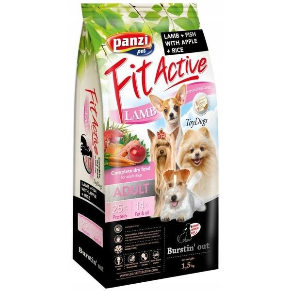 DOG FOOD FITACTIVE 1,5KG ADULT TOYDOGS